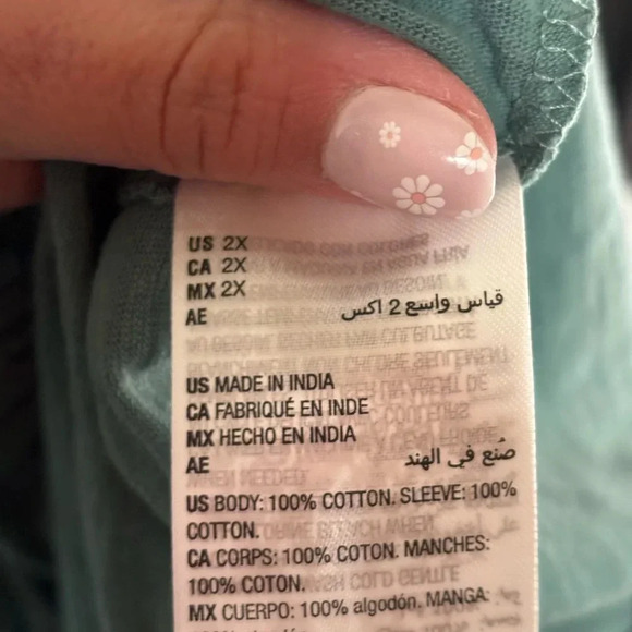 New with tags, womens size 2XL style and co. shirt, #L711 - Picture 5 of 6